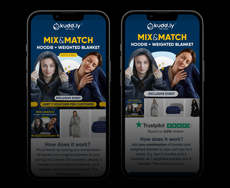 eCommerce Landing Page Optmisation